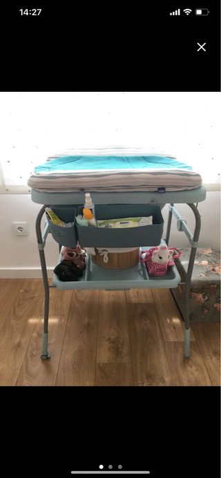 Bañera cambiador bebe