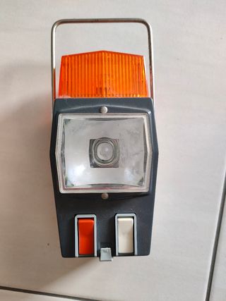 vecchia pila torcia lampada vintage