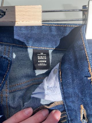 Pantalón corto azul marino Denim