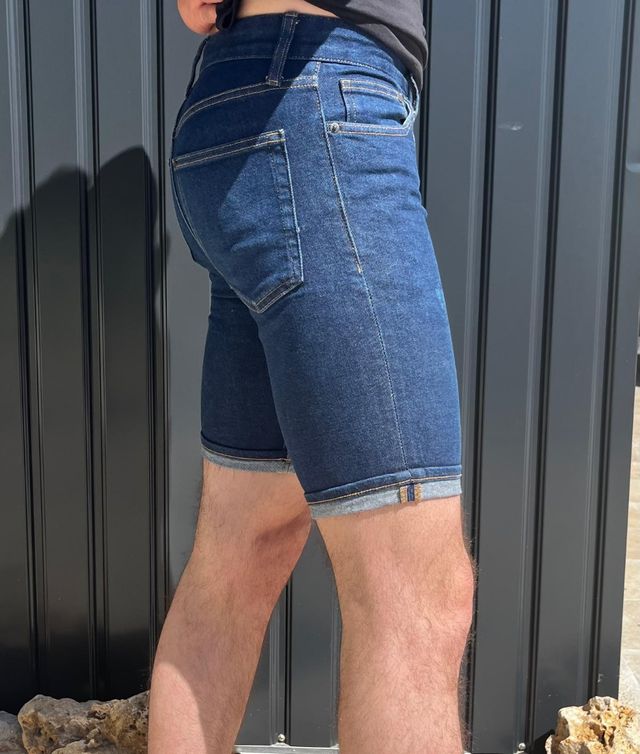 Pantalón corto azul marino Denim