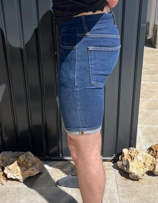 Pantalón corto azul marino Denim