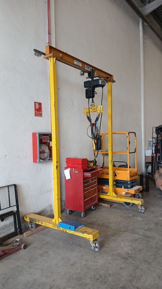 grúa pórtico portatil 500 kg
