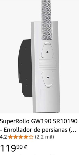 Enrollador de persianas SuperRollo GW190