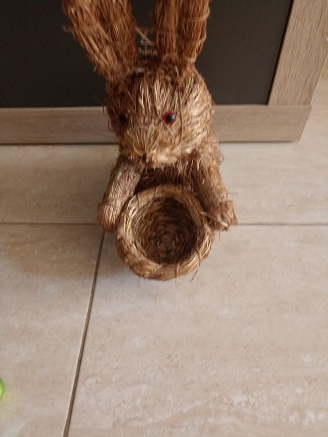 Decoración conejo de pascua