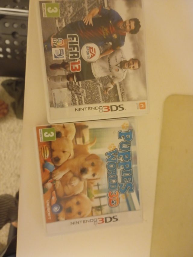 Dos juegos de la Nintendo 3ds