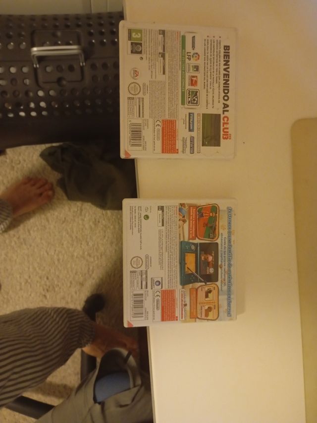 Dos juegos de la Nintendo 3ds