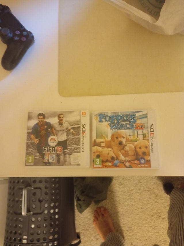 Dos juegos de la Nintendo 3ds