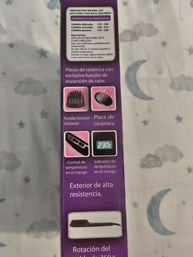 Cepillo alisador pelo