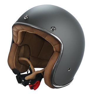 Casco de moto abierto-jet verde Kaki STORMER