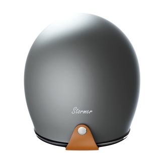 Casco de moto abierto-jet verde Kaki STORMER