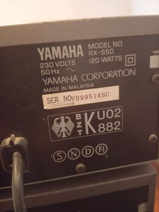 Equipo música yamaha