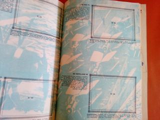 Album Aviones antiguos,cromos SIN pegar.