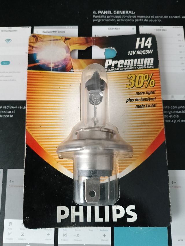 Lâmpada Philips Premium H4