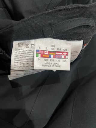 Cazadora esqui niño Descente y pantalon Spyder