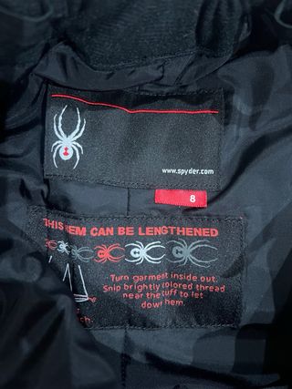 Cazadora esqui niño Descente y pantalon Spyder