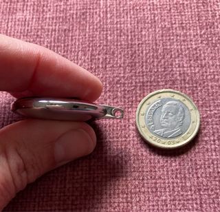 Colgante acero Lotus