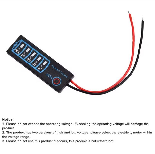 BATERIA INDICADOR DE PANTALLA LED
cdad de la panta