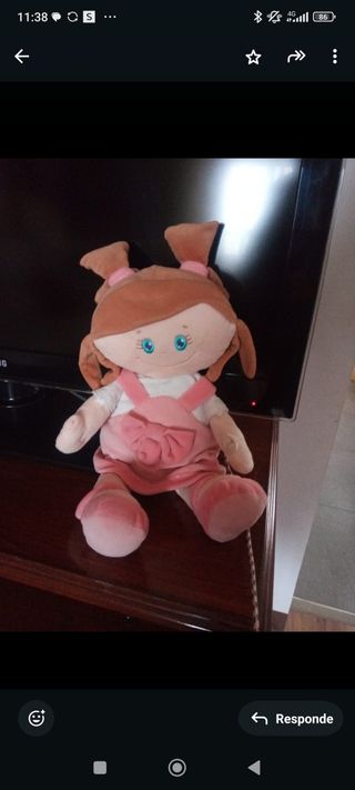 Muñeca trapo - tela