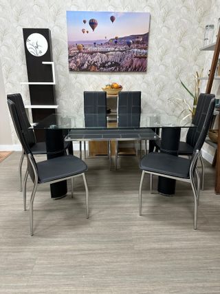 NUEVO JUEGO DE COMEDOR MESA + 6 SILLAS