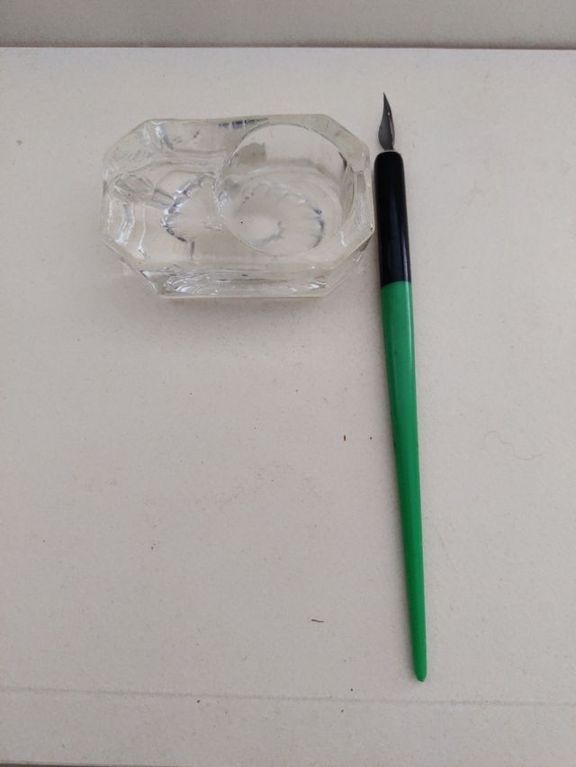 Pennino e porta pennino vintage