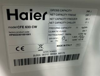 Frigorifico Haier 1.90x60 No Frost
