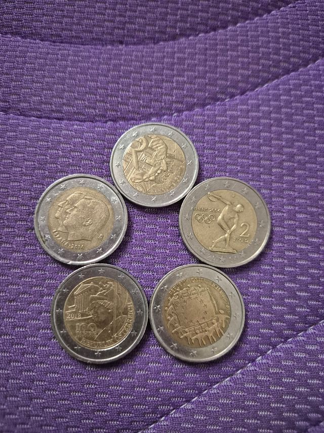 Lotto di monete da 2€