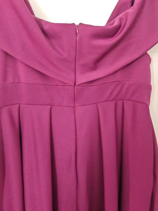 Vestido fiesta True Violet talla grande 