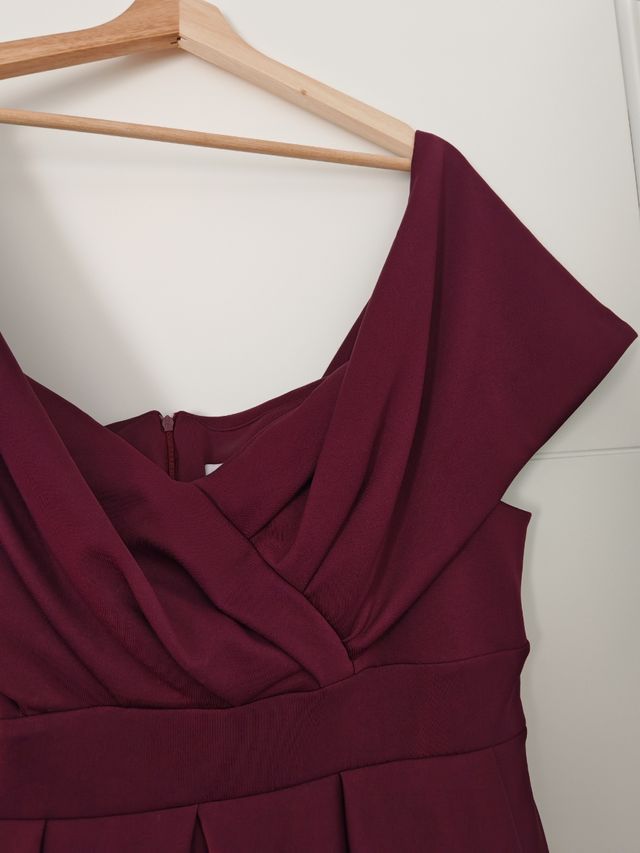 Vestido fiesta True Violet talla grande 