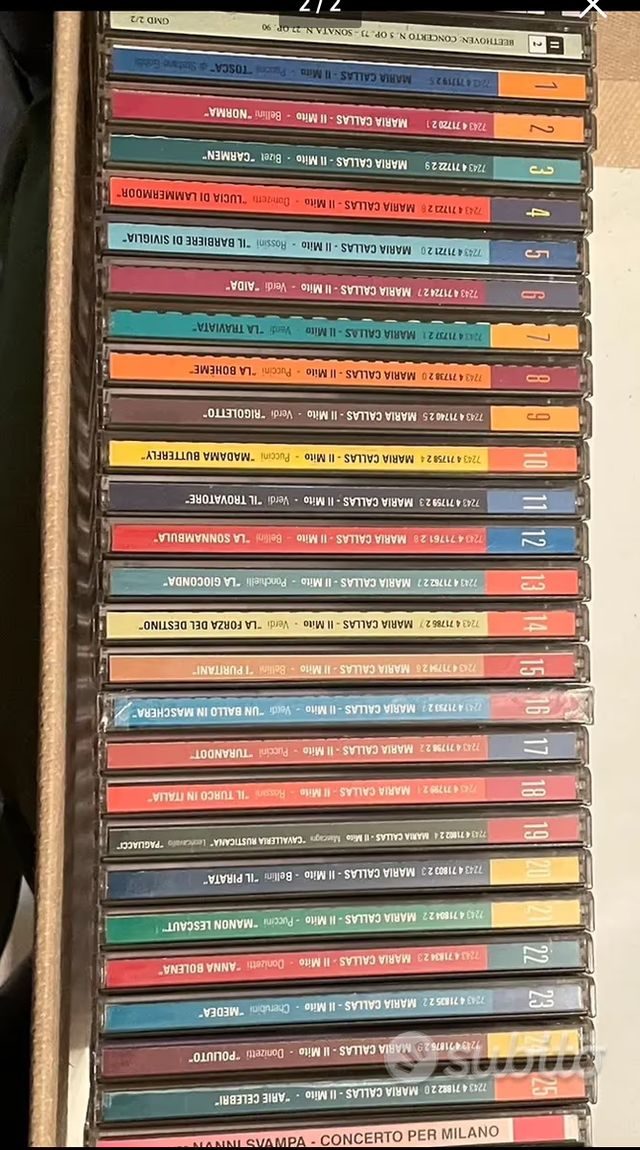 collezione completa cd emi maria callas il mito