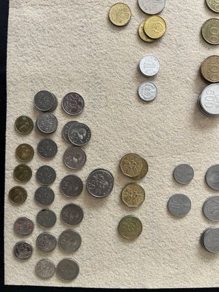 Lote Monedas asiaticas