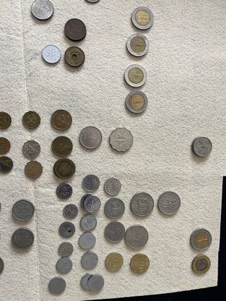 Lote Monedas asiaticas