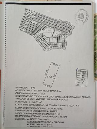 Terreno Urbanización El Soto 1106m2