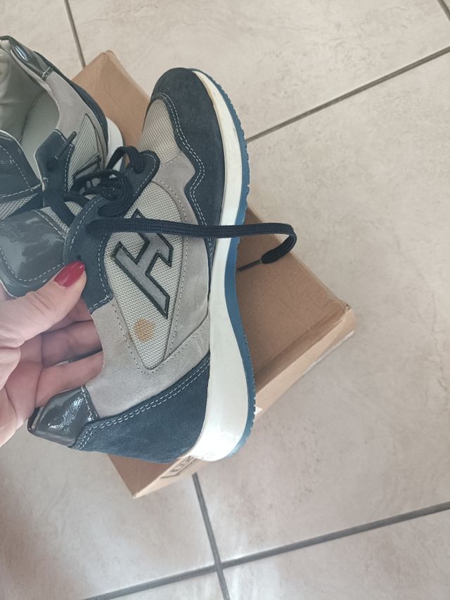 Sneakers taglia 39, blu e grigio