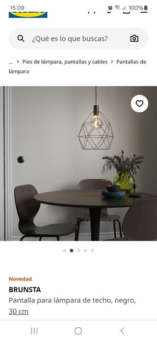 Lámpara Ikea