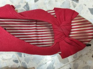 Sandalias cuñas muy usadas