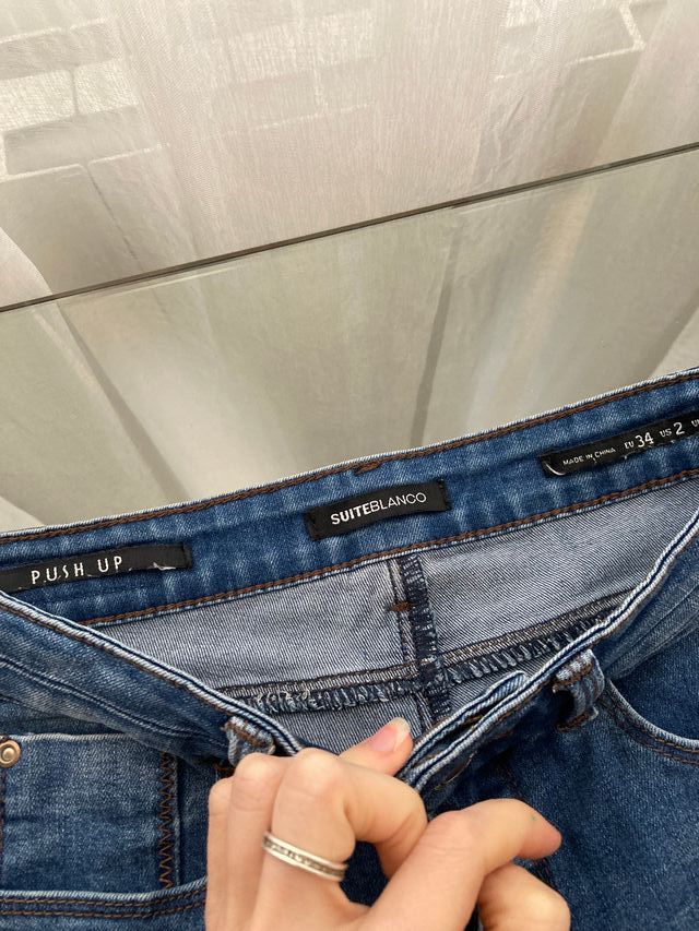 Pantalón vaquero Blanco