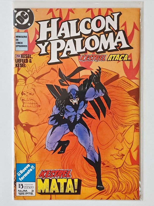 Serie Completa 5 Cómics DC "Halcón y Paloma" 1989