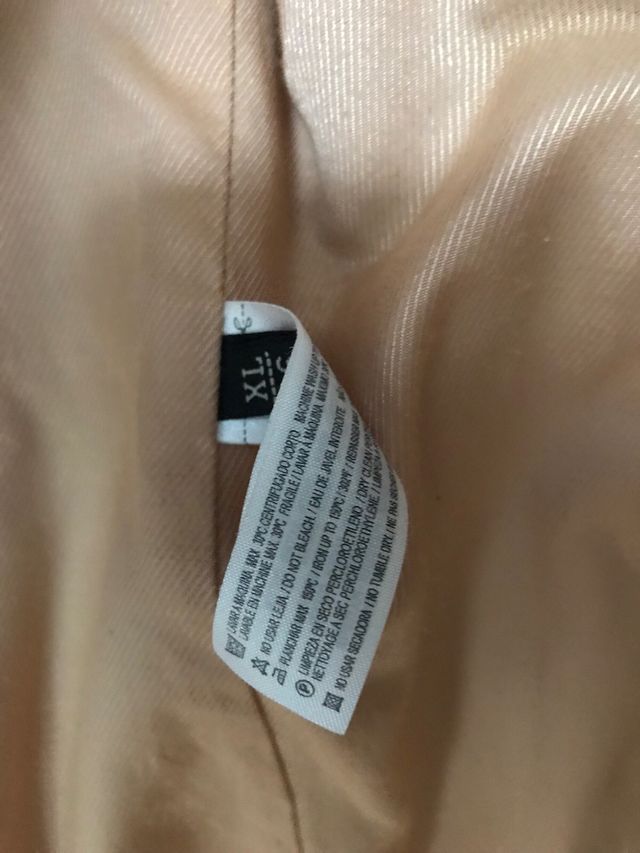 Gabardina Massimo Dutti XL