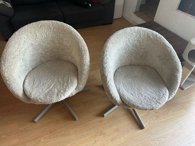 Silla giratoria borrego