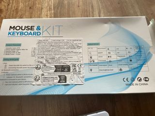 Keyboard e Mouse wireless