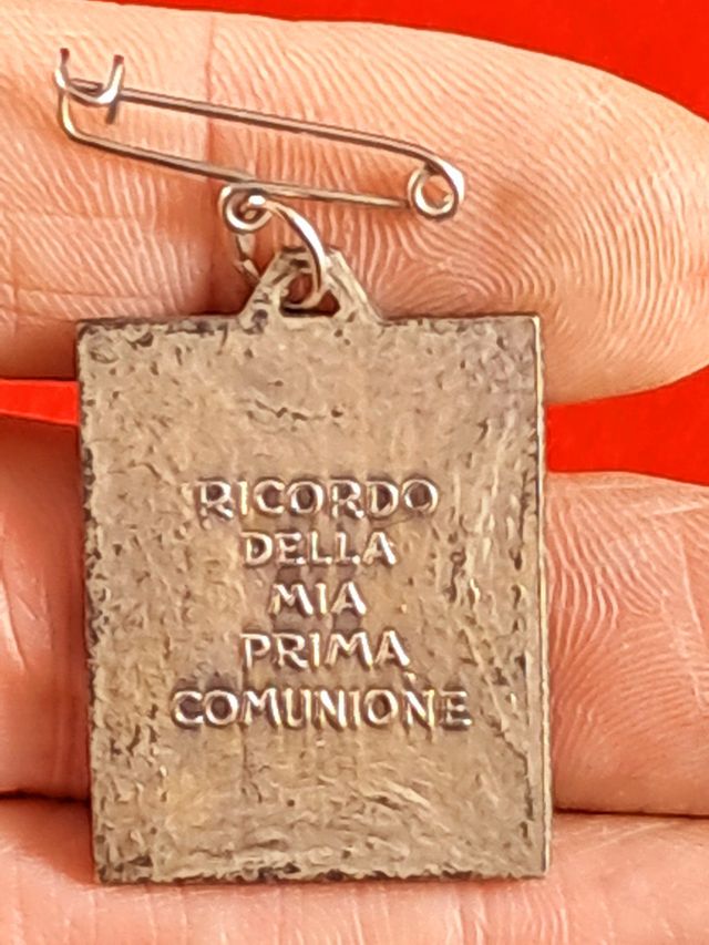 100 spille medaglia ricordo Santa Prima Comunione