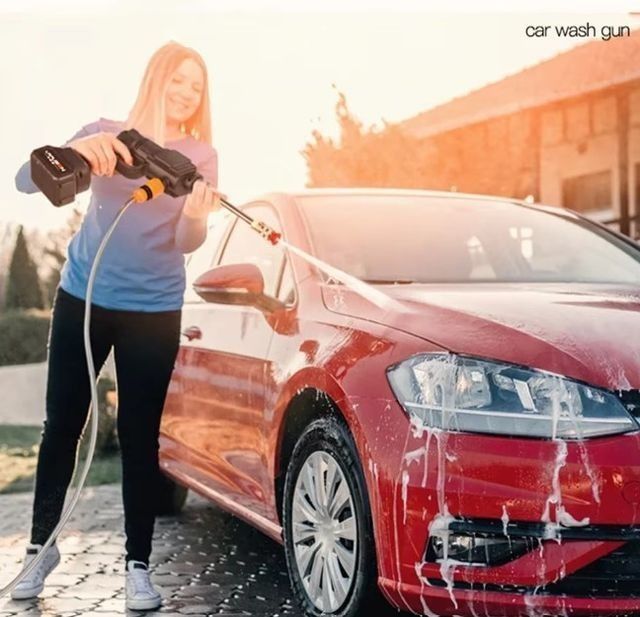 Idropulitrice Elettrica 2 Batteria Auto Giardino