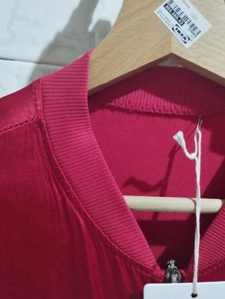 Bomber satinada oversize