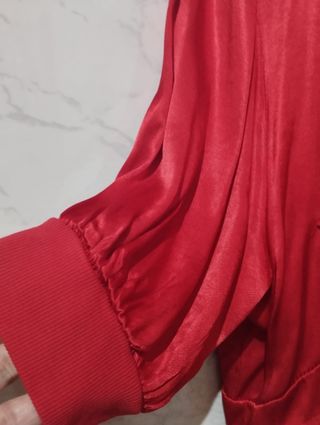 Bomber satinada oversize