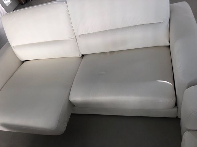 Sofá cama cuero vegano