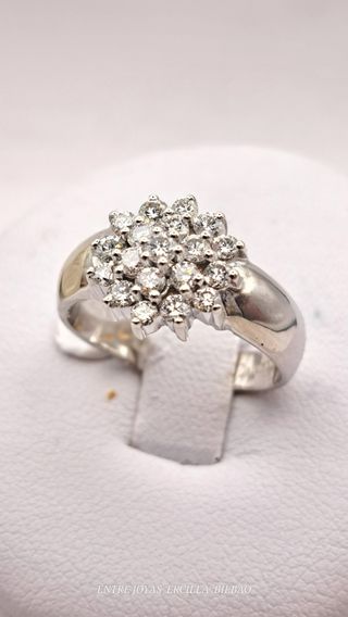 ANILLO ORO 18K CON DIAMANTES 
