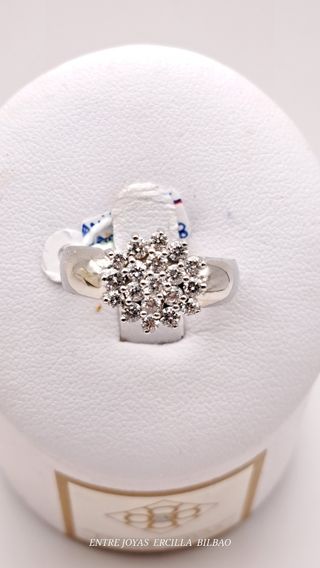 ANILLO ORO 18K CON DIAMANTES 