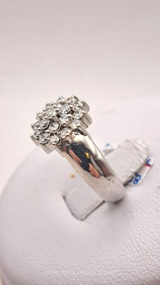 ANILLO ORO 18K CON DIAMANTES 