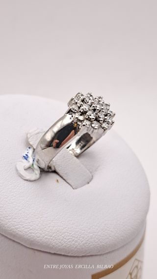 ANILLO ORO 18K CON DIAMANTES 