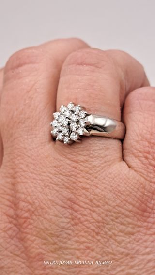 ANILLO ORO 18K CON DIAMANTES 